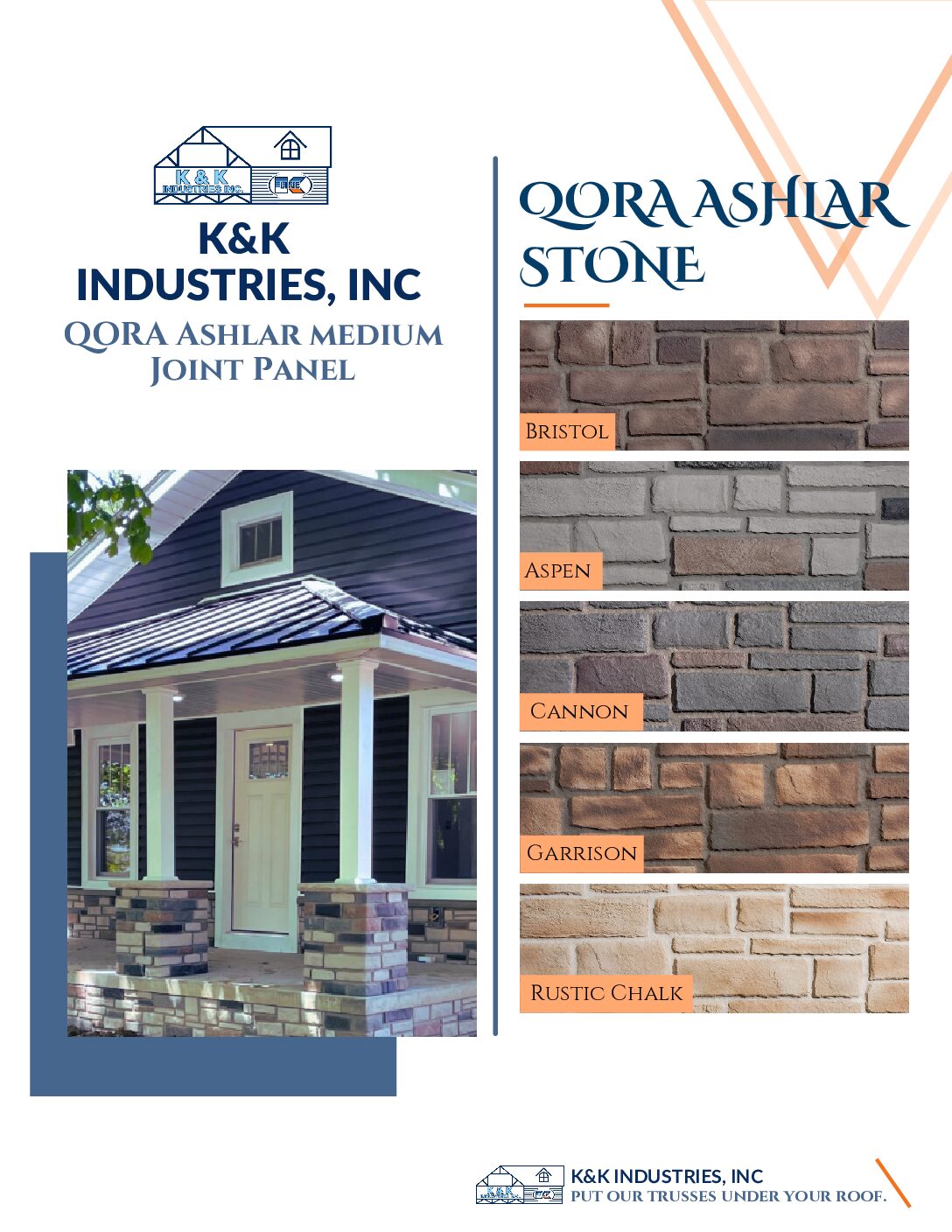 Gable End Frame Permanent Bracing Summary Sheet K&K Industries Inc.